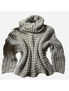 Express Soft Light Blue Chunky Sweater, size large